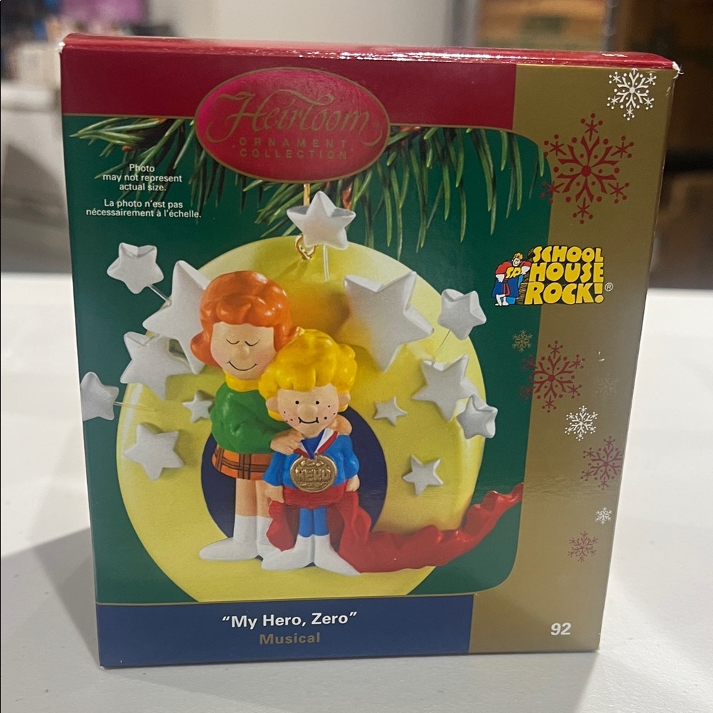 2006 School House Rock! My Hero Zero - MUSICAL - Carlton Heirloom Ornament #92